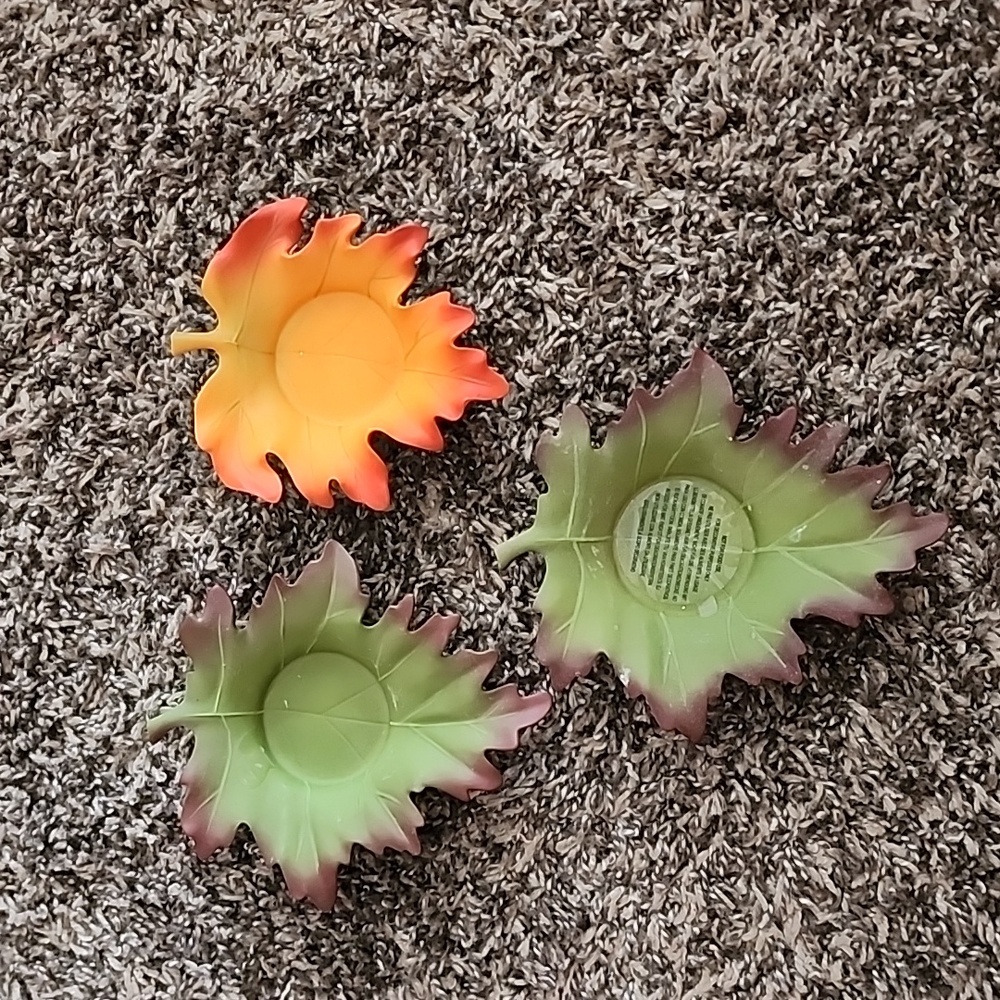 Party Lite Whispering Leaves Tealight Trio